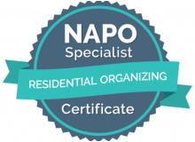 NAPO Specialist Certificates - Residential Organizing
